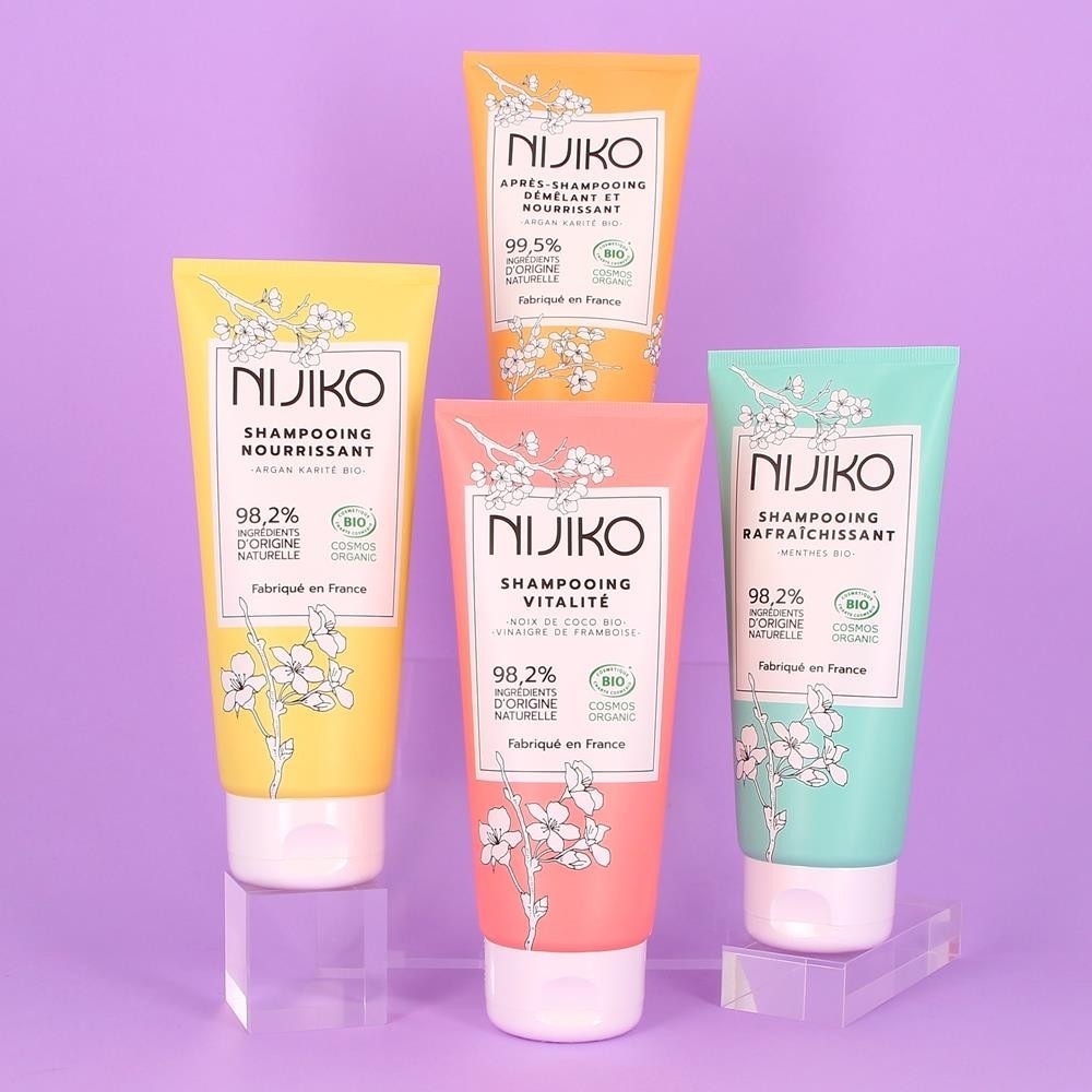 NIJIKO Après Shampooing Bio Démêlant et Nourrissant