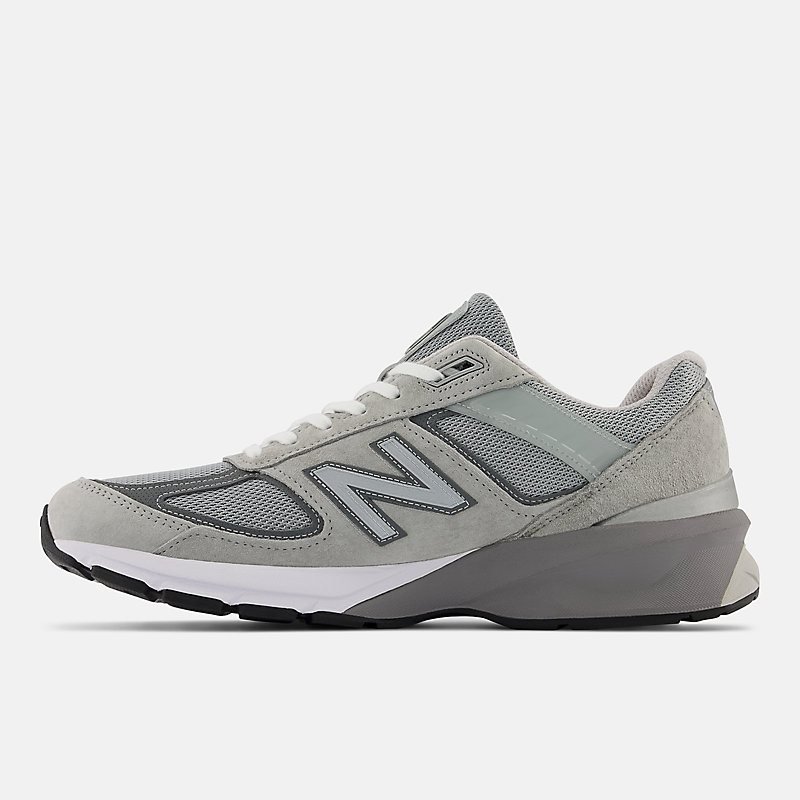 Hergestellt in den USA: 990v5 Core Herrenschuhe – Grau mit Castlerock-Muster