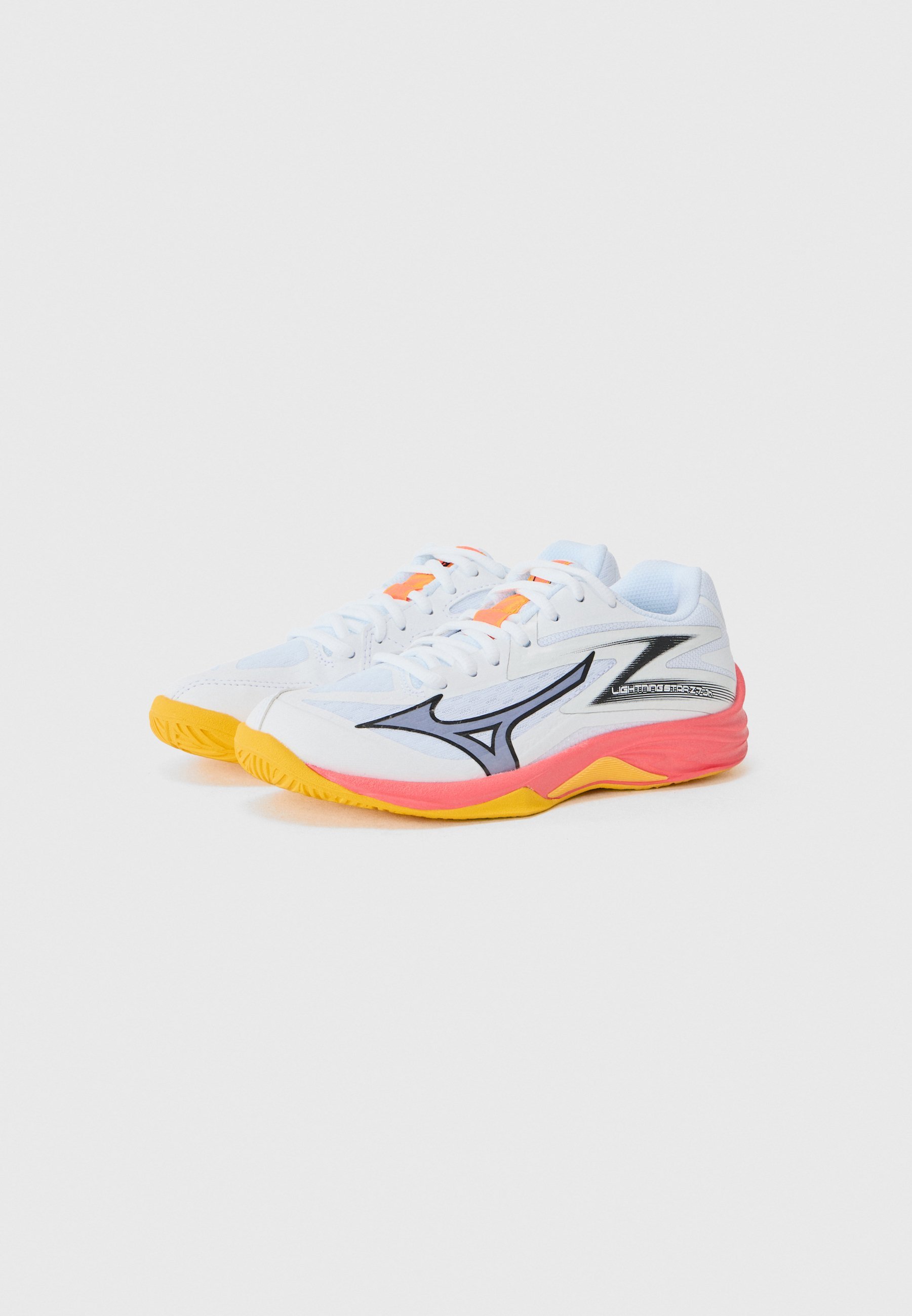 Tênis de vôlei Mizuno LIGHTNING STAR Z7 UNISSEX - branco/coral vibrante/cítrico