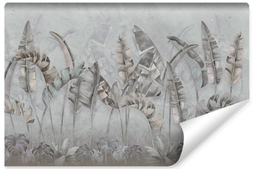 Fototapeta Liście Bananowca Abstrakcja 90x60cm