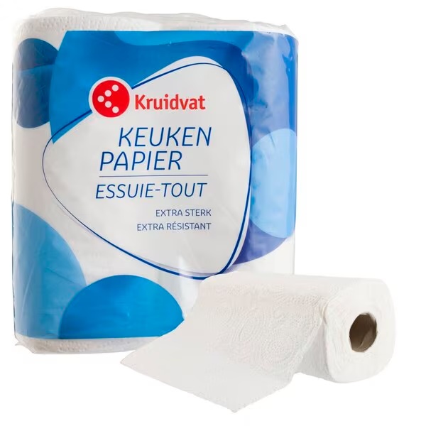 Kruidvat ekstra močan kuhinjski papir<br>2 roli