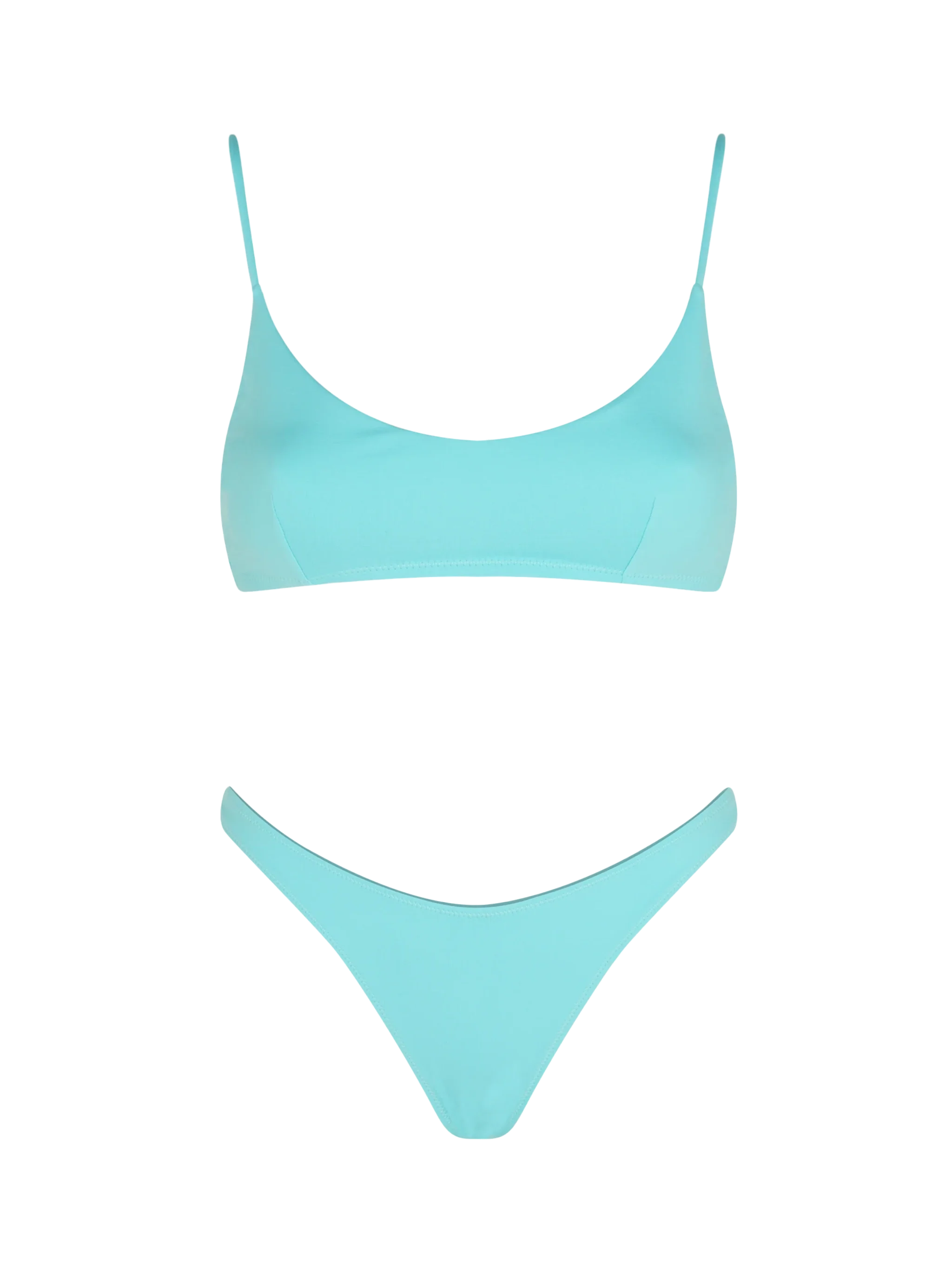Dames bralette bikini in aquagroen