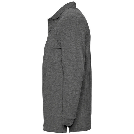 Sols Winter II effen polo met lange mouwen