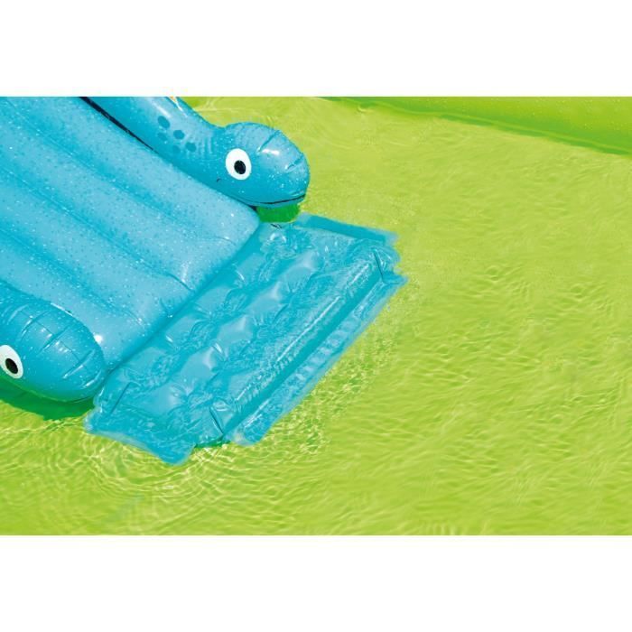 Inflatable Play Area - INTEX - Little Dino - 143 Liters - Ages 2+ - 191 x 152 x 58 cm - Includes: slide, fountain, inflatable dinosaur