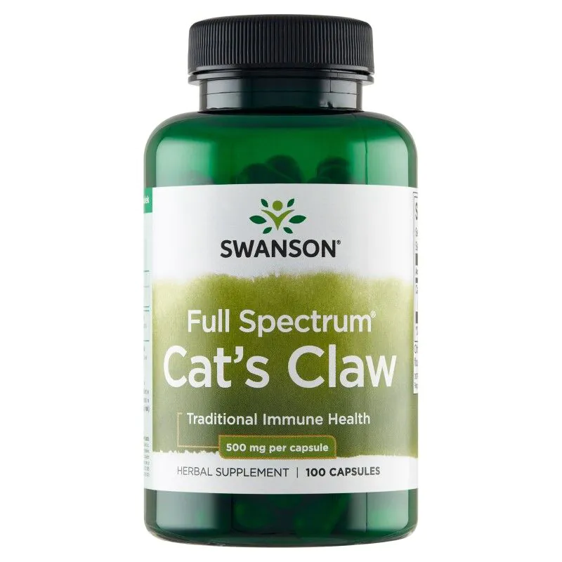 Swanson Cat's Claw 500 mg Kapsułki