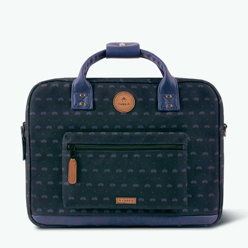 Cabaia Sac ordinateur Padoue bleu foncé