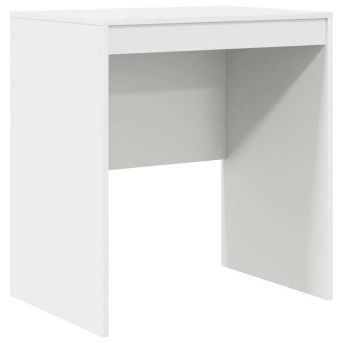 Scrivania vidaXL bianca 70 x 50 x 76 cm in legno composito – Contenitore, stile contemporaneo