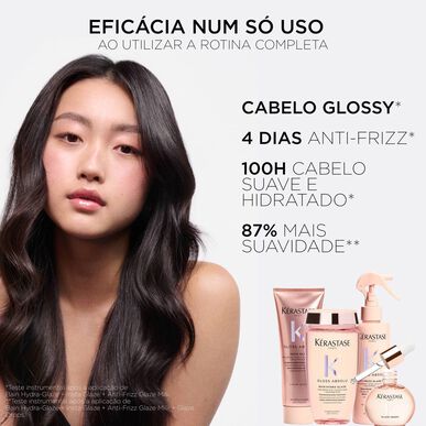 Kérastase Gloss Absolu Insta Glaze Acondicionador para cabello largo, control del encrespamiento, 250 ml