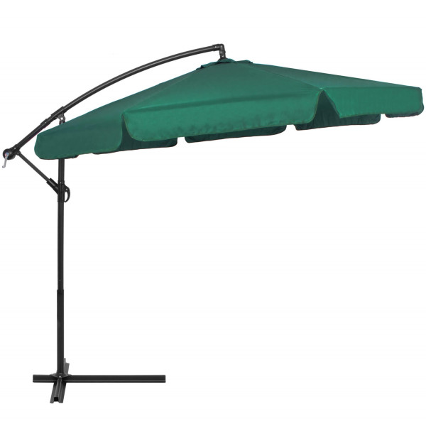 Parasol tarasowy z regulacją kąta nachylenia 350 cm na wysięgniku do ogrodu