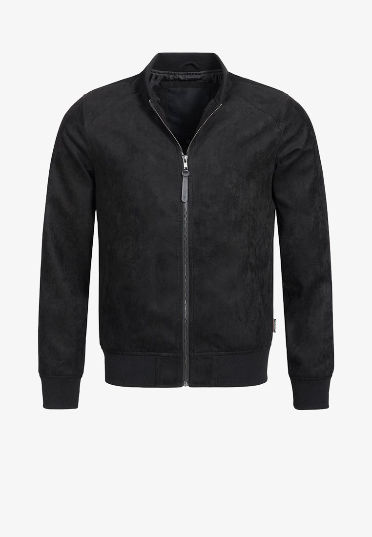 INDICODE JEANS WAYNE - Veste en similicuir - noire