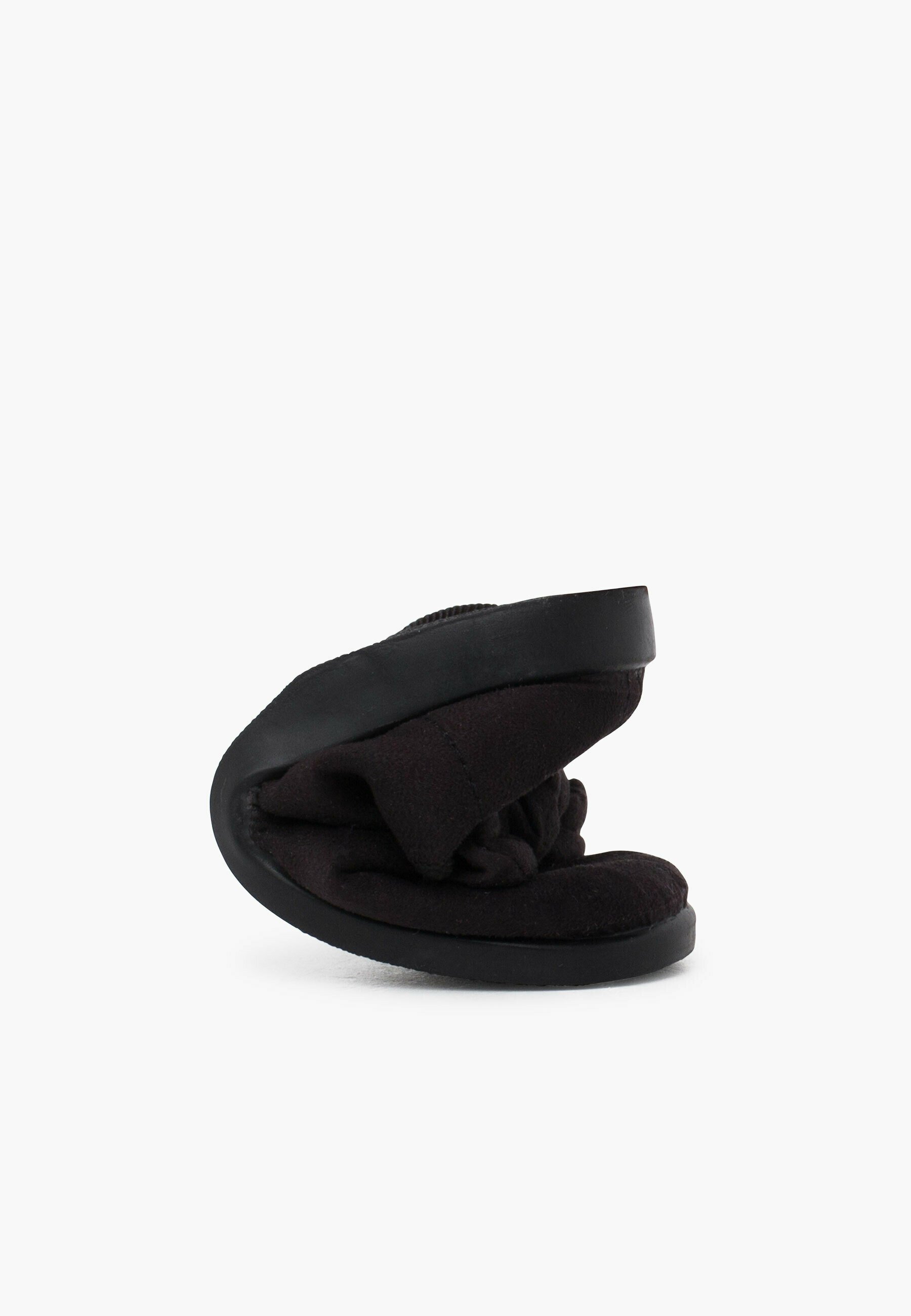 Pisamonas MERCEDITAS BAMARA CINTA ADHESIVA LAZO TIPO ANGELITOS - Ballerines à bride cheville - black