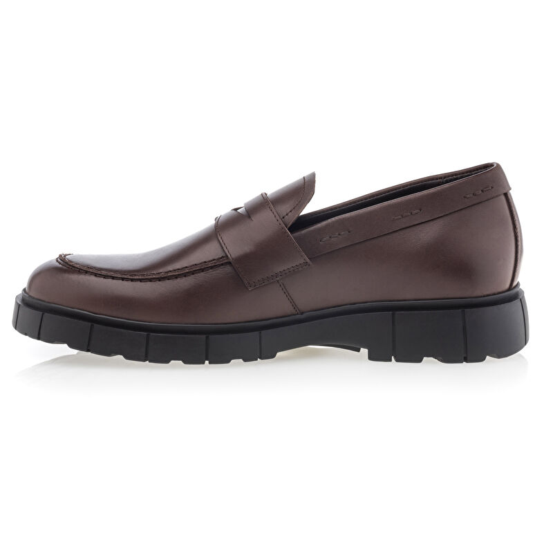 Brune loafers/båtsko til herre