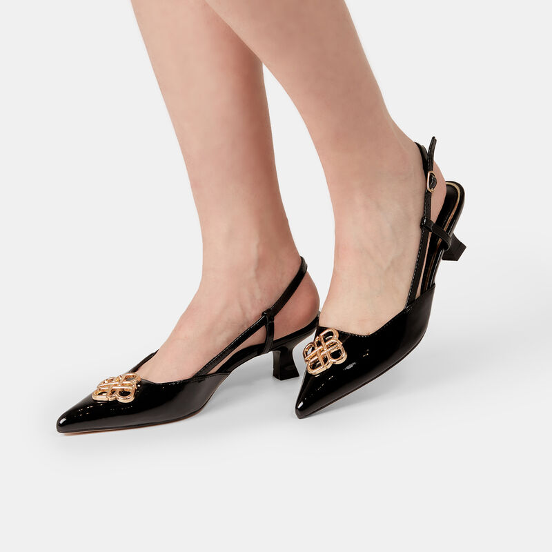 Bata Red Label damskie półbuty typu slingback z obcasem 5 cm