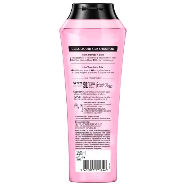 Gliss tečni svileni šampon<br>250ml