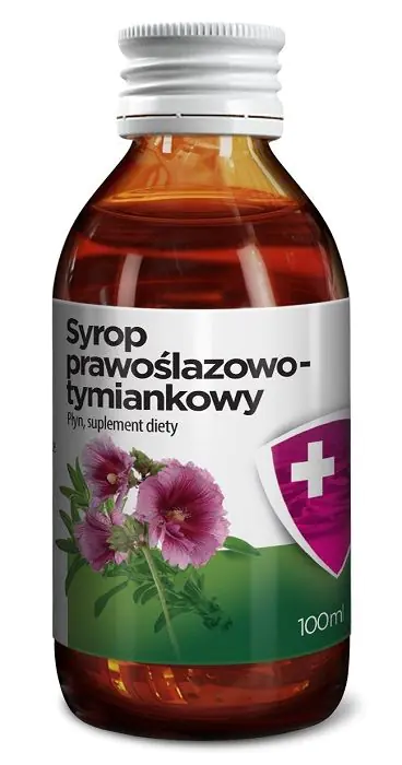 Syrop Prawoślazowo-Tymiankowy