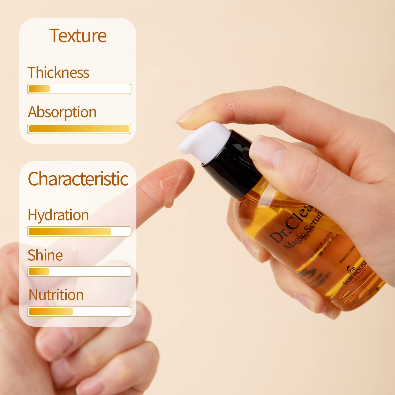 Dr. Clear Magic mitrinošais serums Sejas mitrinātāji