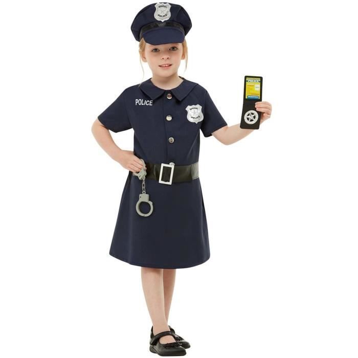 Déguisement policière fille  Agent de Police, FBI, Professions - Bleu