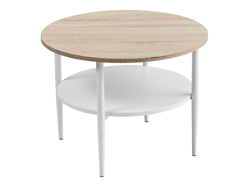 Stolik Revel okrągły  60 cm dąb sonoma