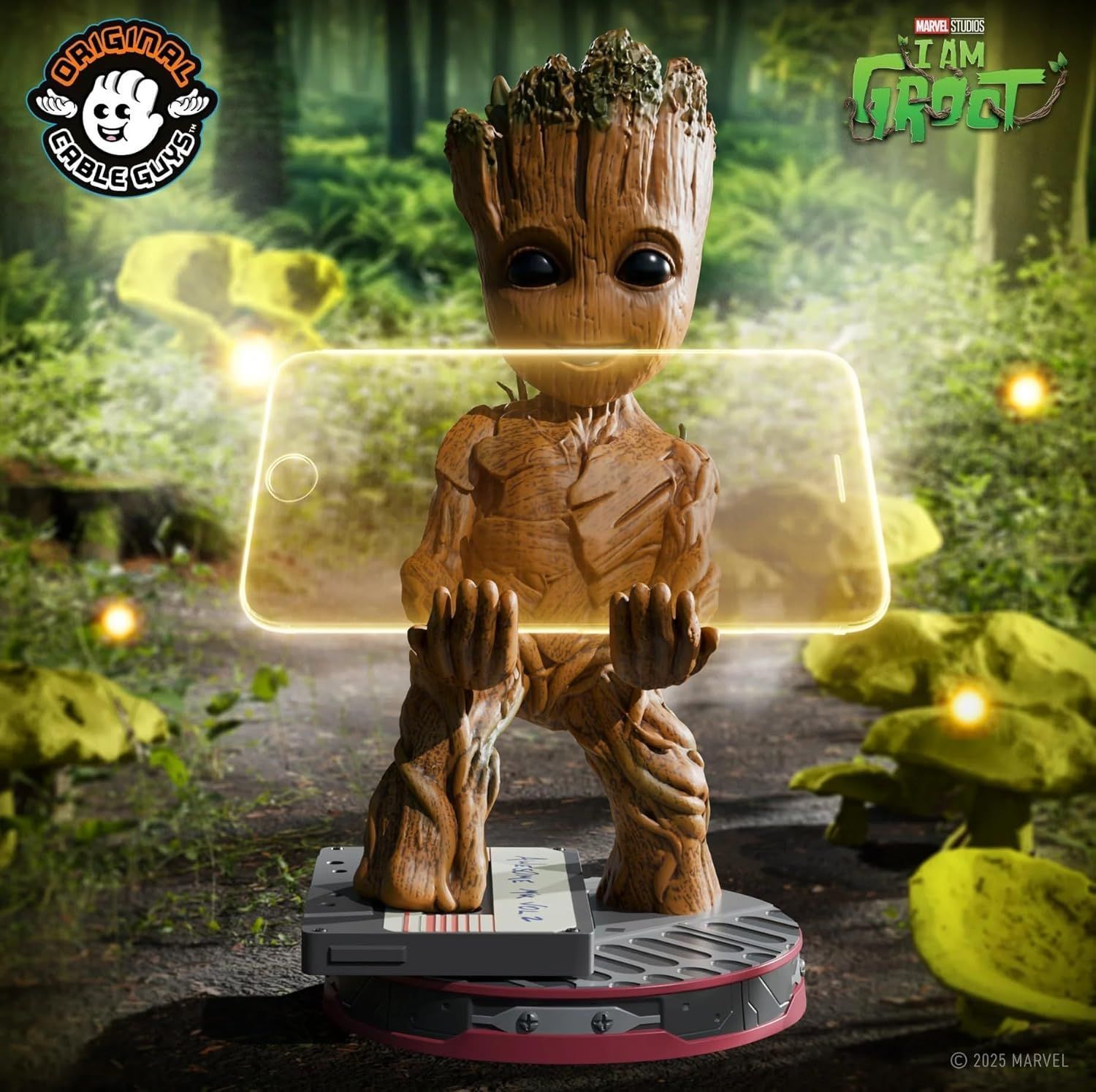 Statuetta del giovane Groot dei Guardiani della Galassia Marvel - EXQUISITE GAMING - Cable Guys - Supporto per auricolari o piccolo accessorio