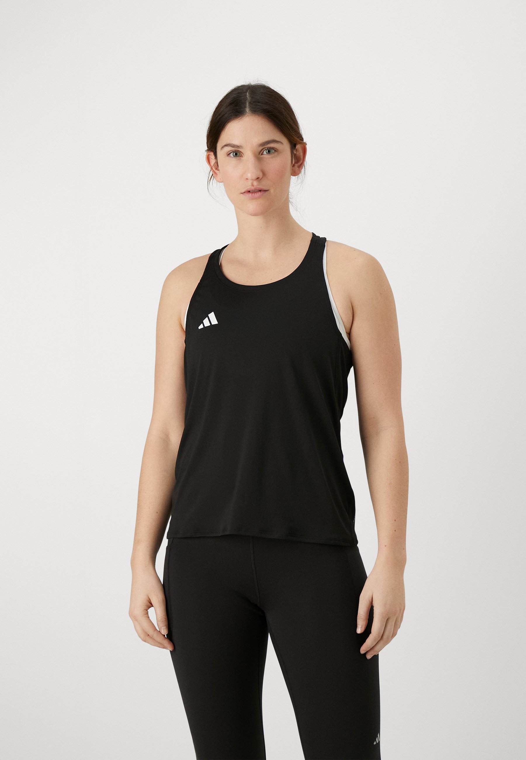 adidas Performance ADIZERO TANK - Top - zwart