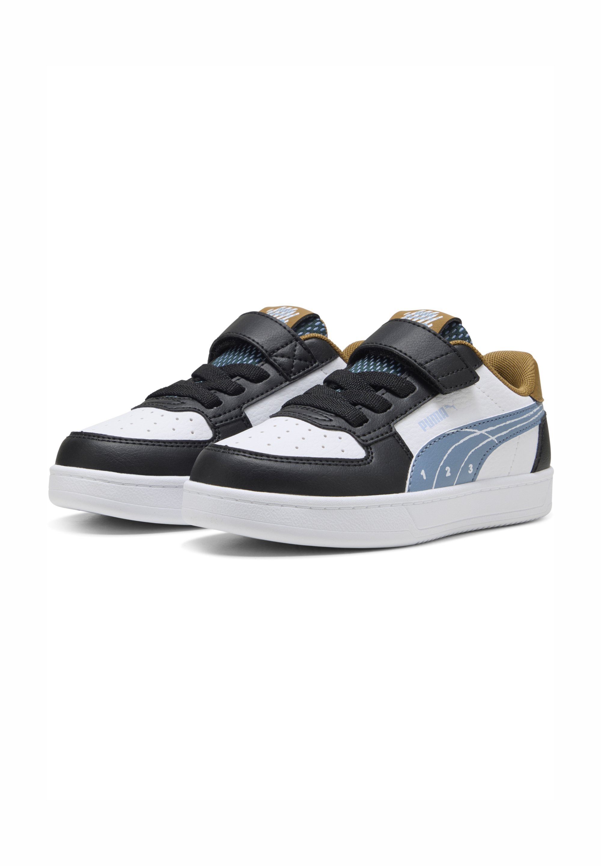 Puma CAVEN FUN SNEAKERS - Scarpe da ginnastica - nero/blu freddo/bianco