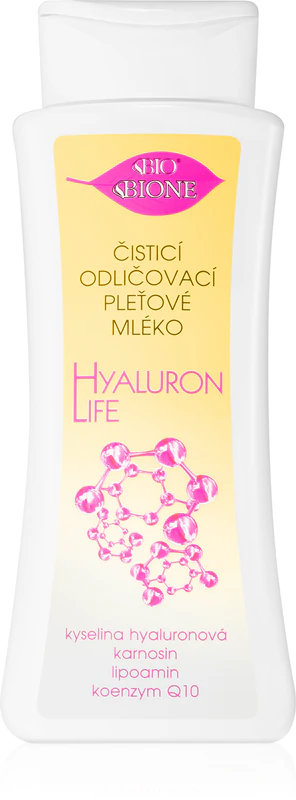 Bione Cosmetics Hyaluron Life - Leite demaquilante com ácido hialurônico