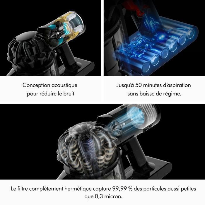 Aspiradora de mano DYSON para coche y barco - 115 AW de potencia - Potente, compacta y ligera - Ideal para coche y barco