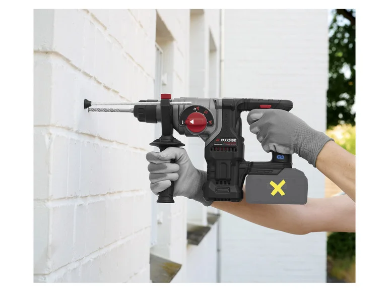Furadeira de impacto sem fio PARKSIDE PERFORMANCE® PKHAP 20-Li C3, sem bateria e carregador, 20 V