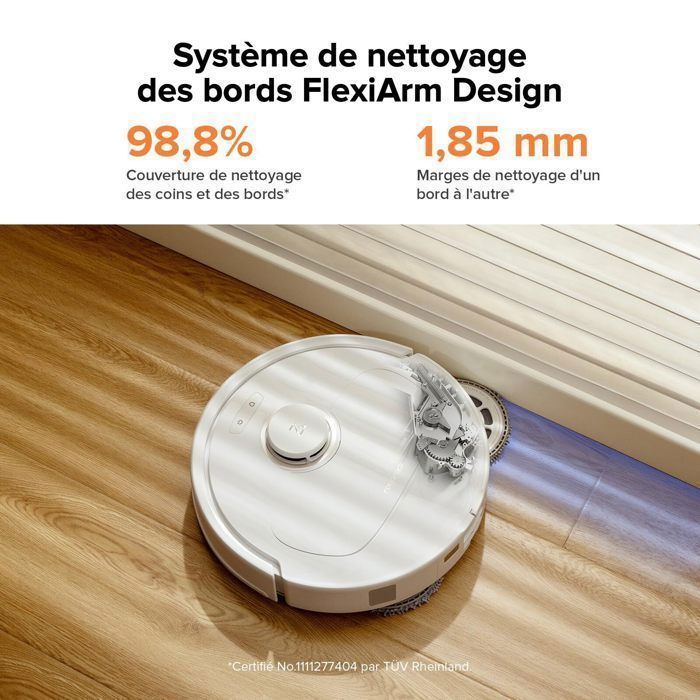 Roborock Qrevo Pro Aspirador e Mop Robô, com limpeza a vapor a 60°C, versão atualizada do Qrevo S/S7 Max Ultra, limpeza com água quente.