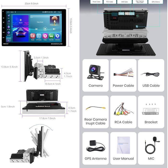 Autorradio Android de 9