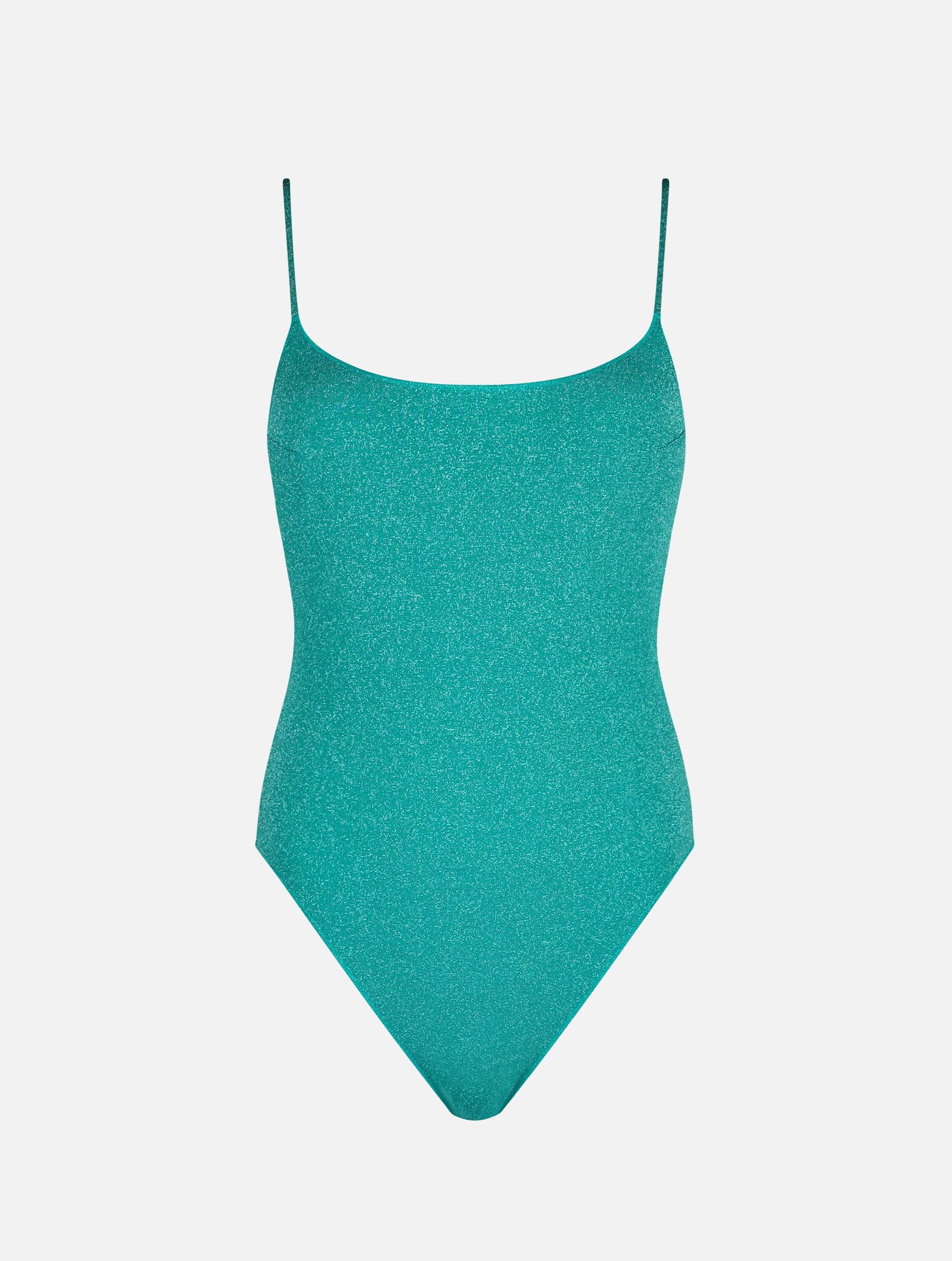 Cecille damesbadpak van lurex uit één stuk