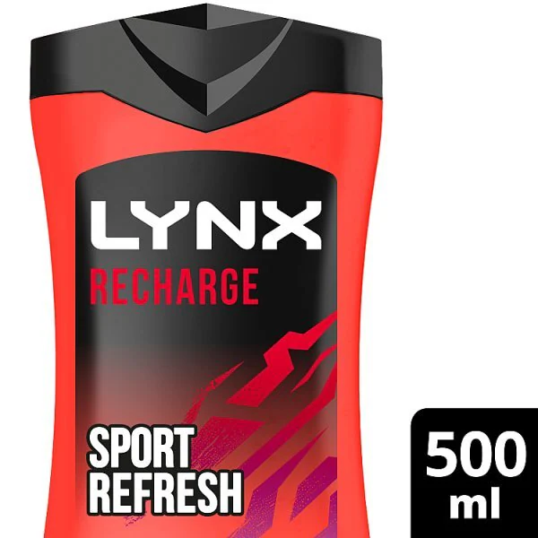 Lynx Bodywash -suihkugeeli Fresh Recharge 500ml | Miesten | Superdrug