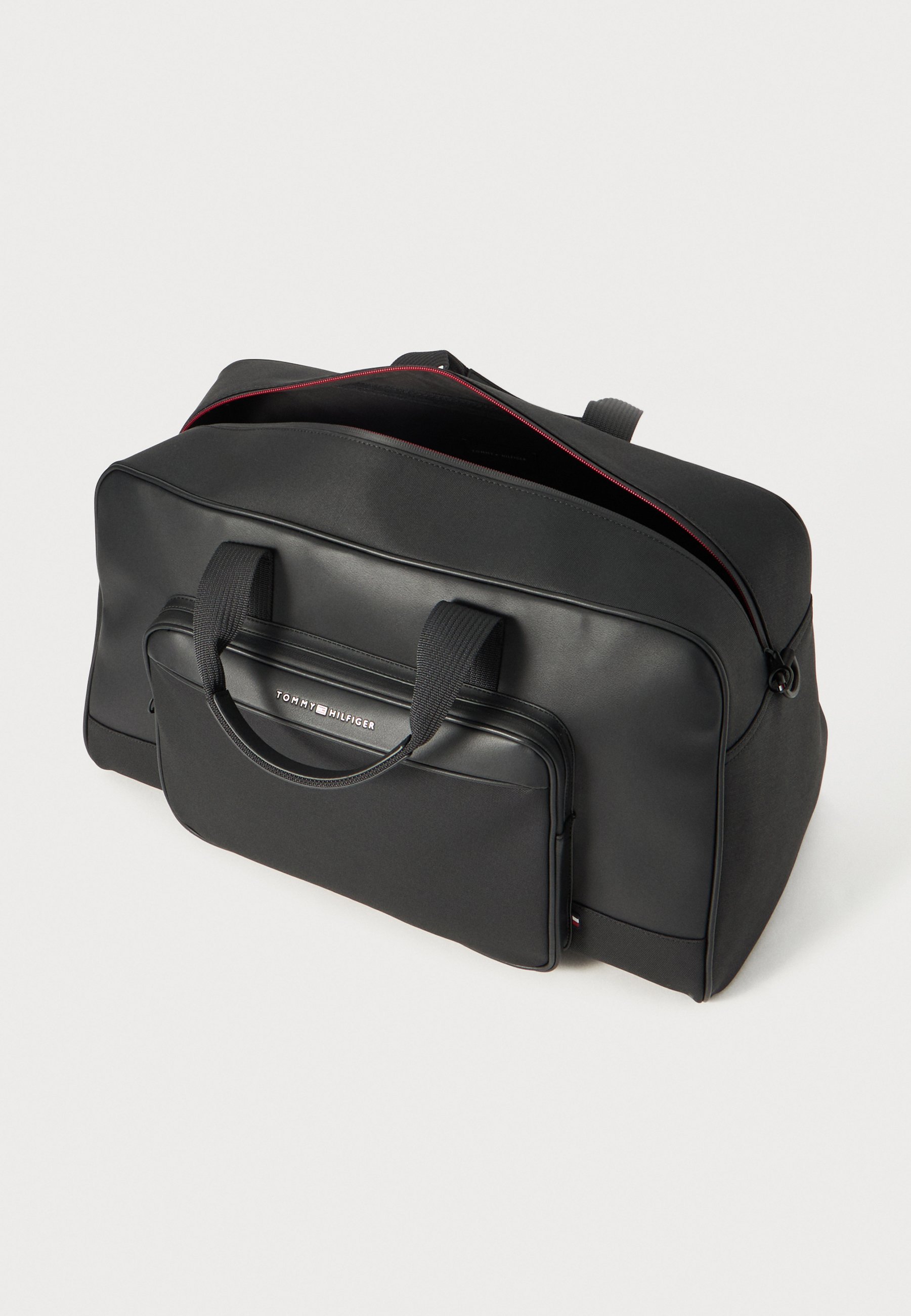 Tommy Hilfiger FOUNDATION DUFFLE UNISSEX - Bolsa de fim de semana - preta