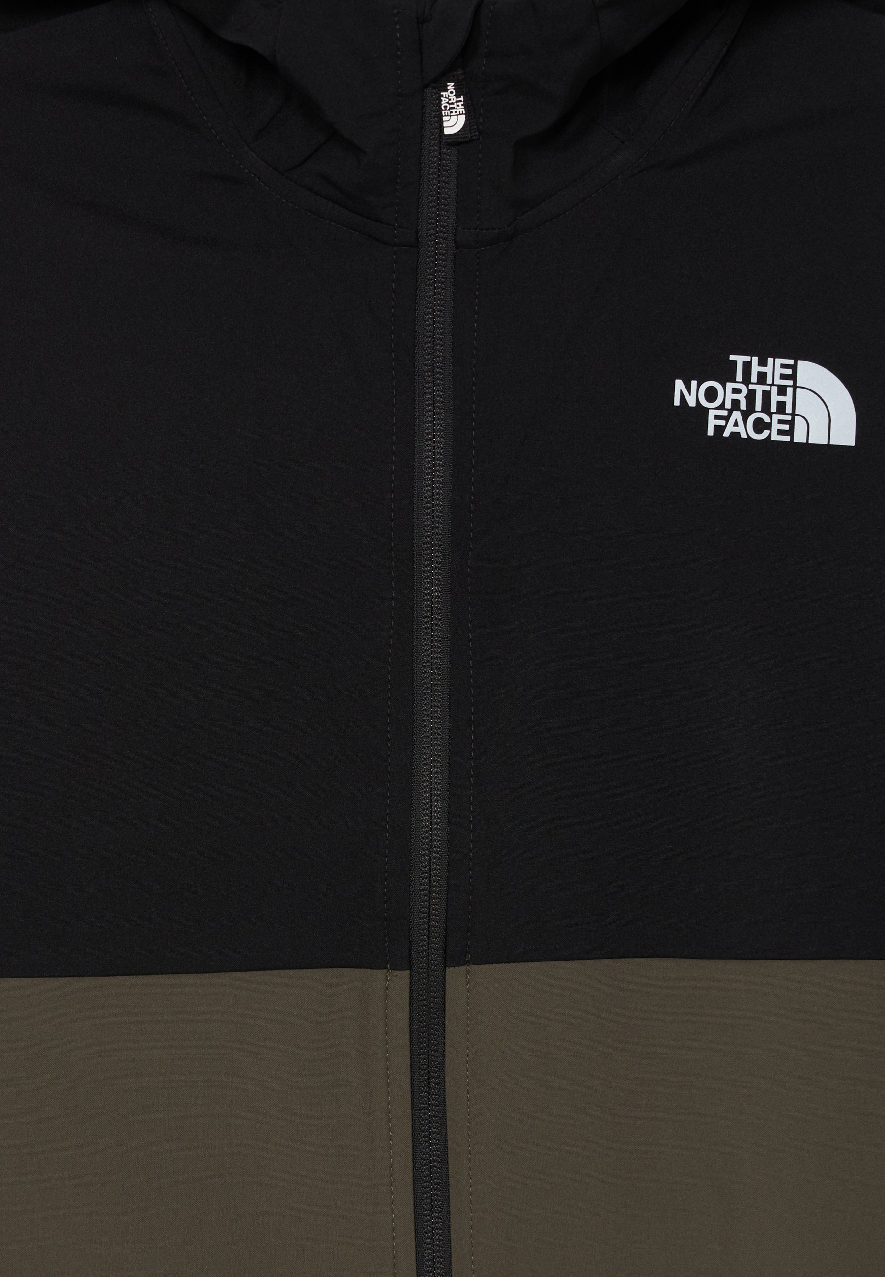 The North Face sweatshirt met rits - zwart/nieuw taupegroen