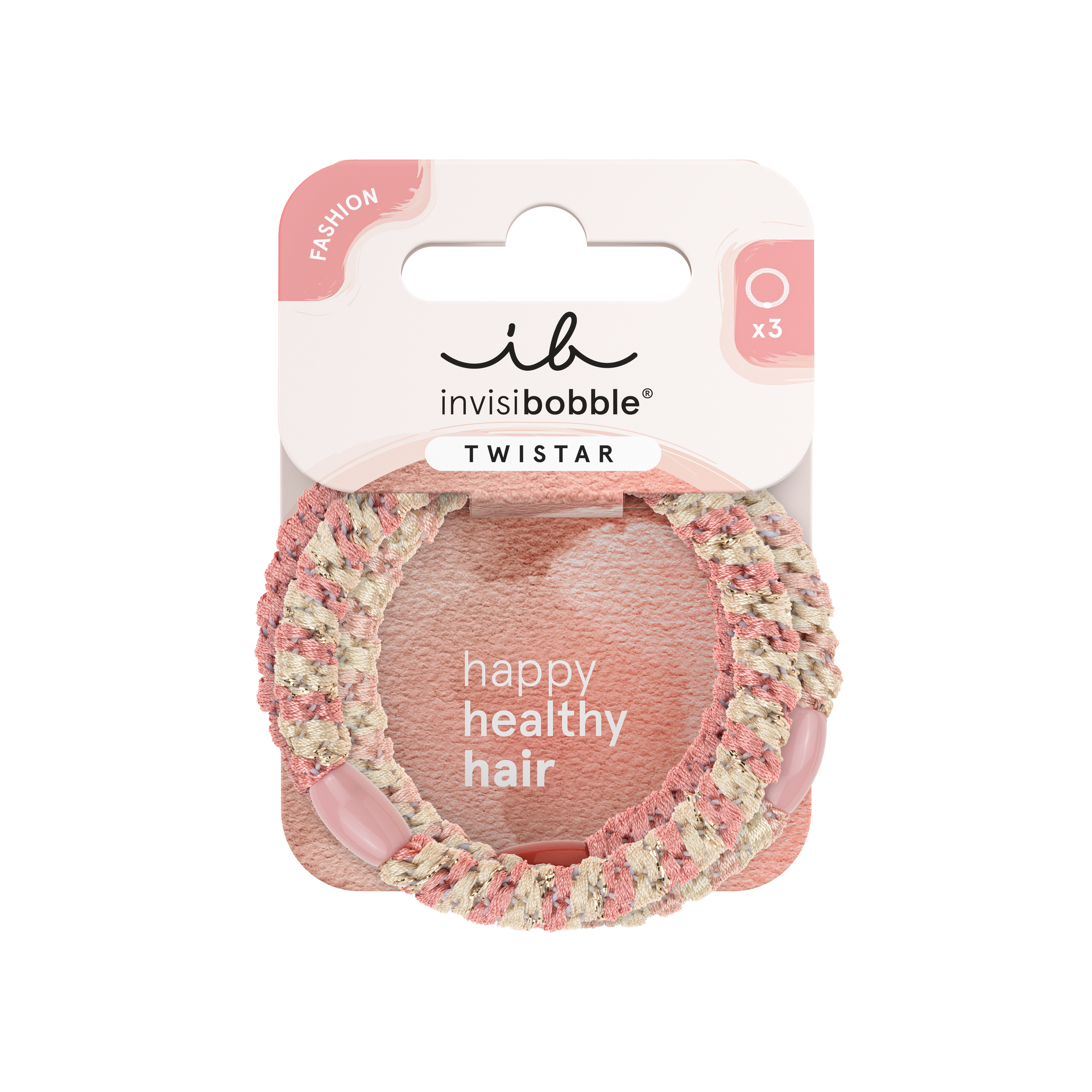 Twistar Blush Braids - Invisibobble