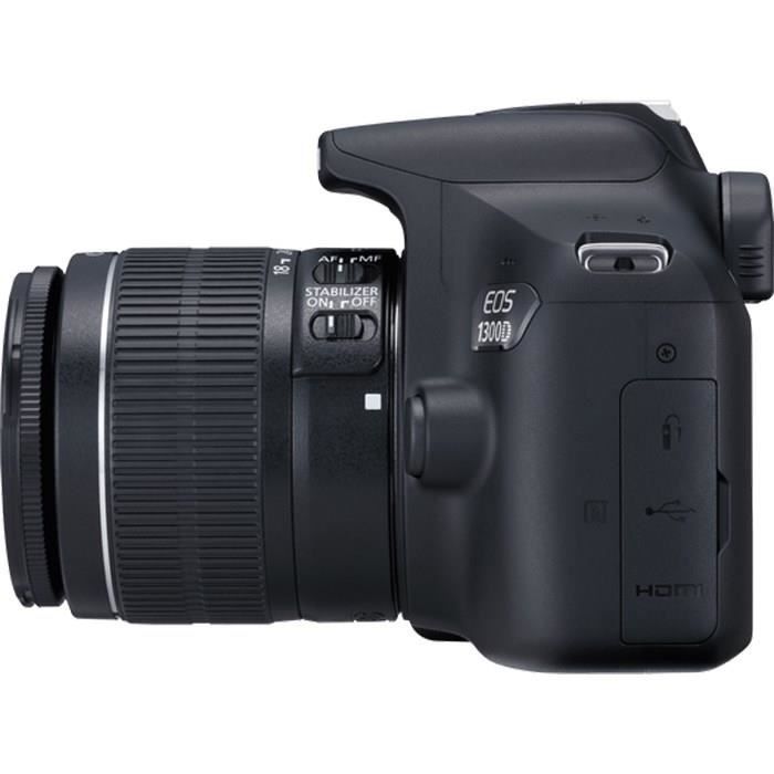 CANON EOS 1300D Entry-Level DSLR Camera + EF-S 18-55mm DC III Lens - CMOS Sensor - 18 Megapixels