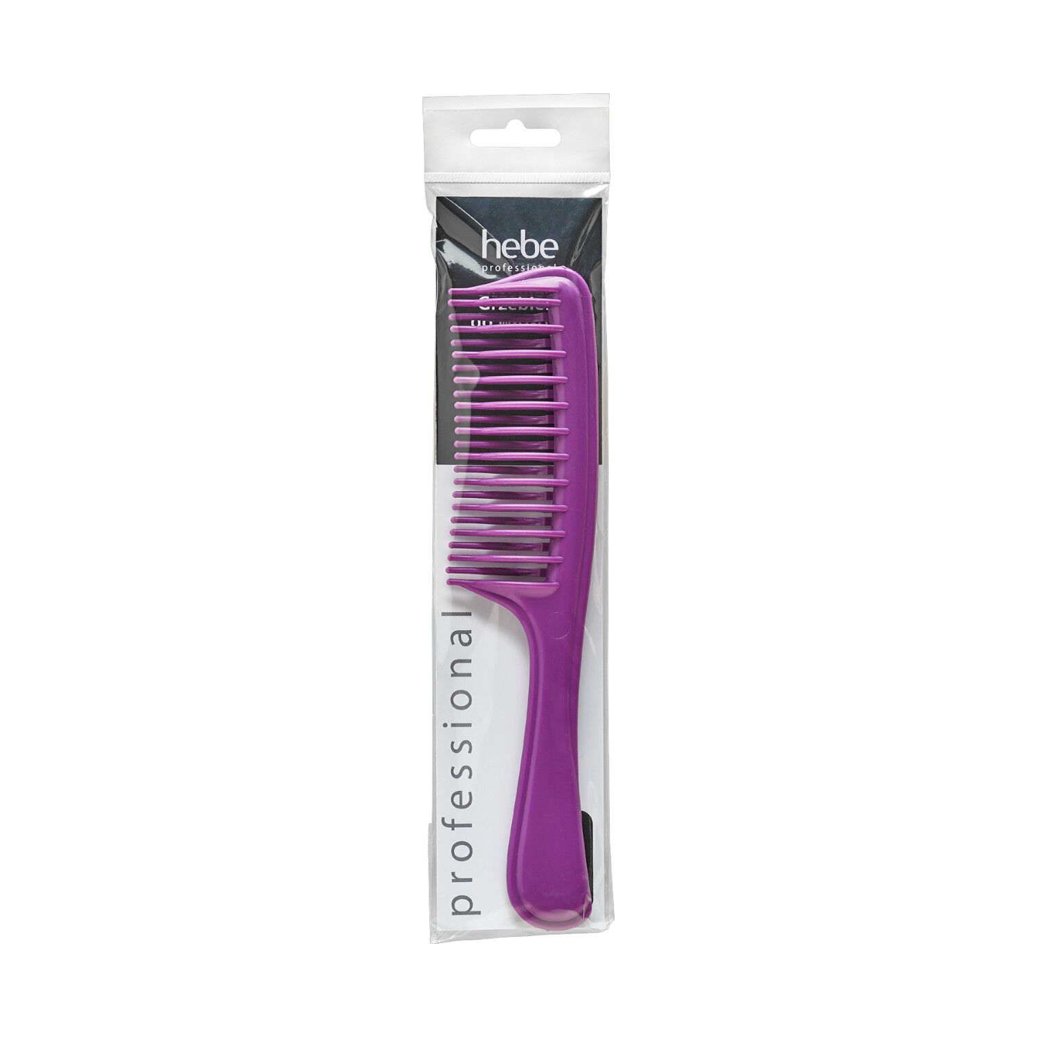 Pettine professionale Hebe con manico, 1 pezzo