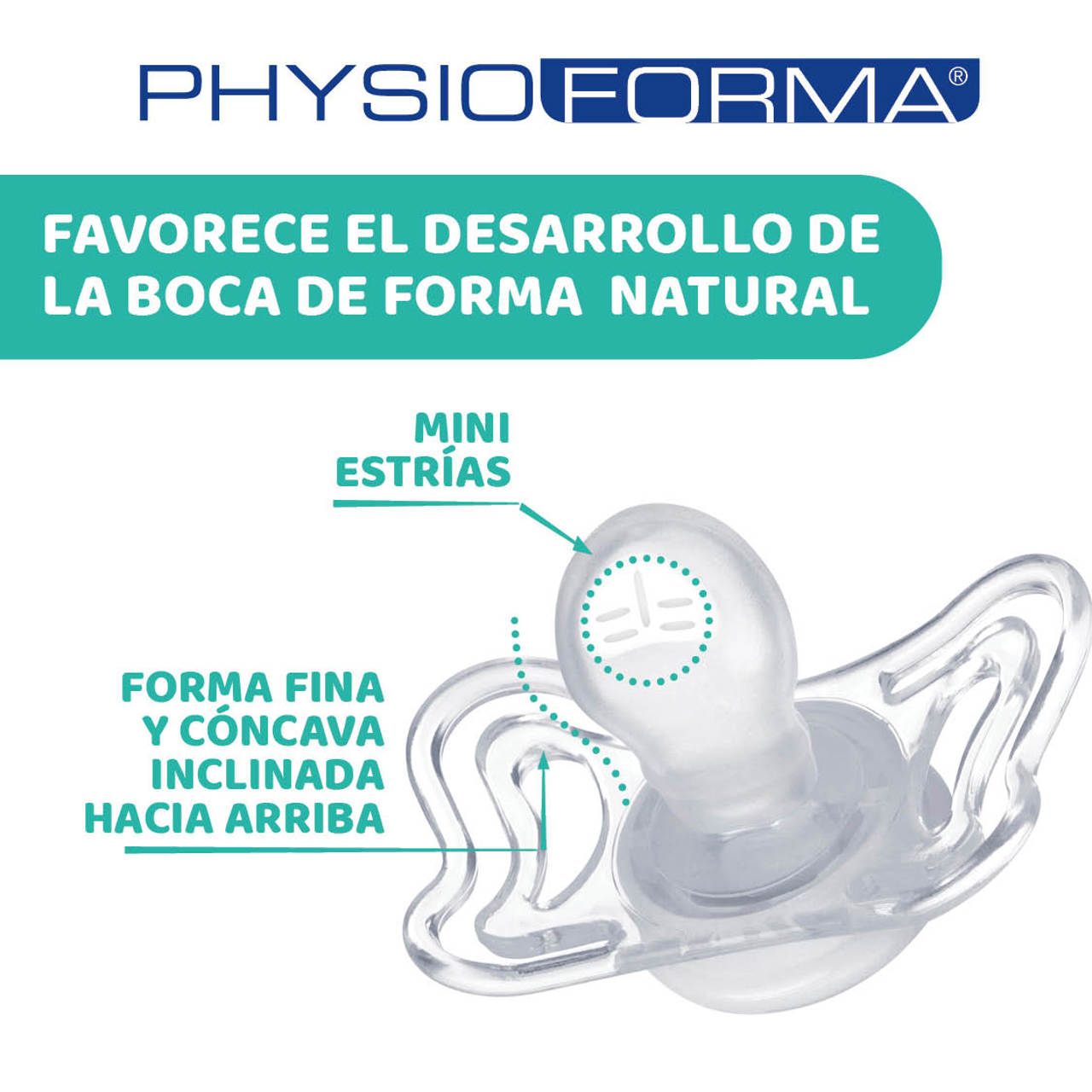 Chupete Physio Light Glow 6-16m 2ud