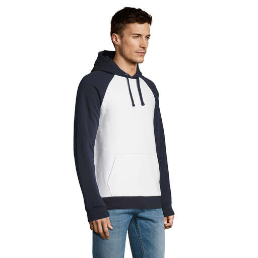 Sudadera Bicolor Con Capucha Sols Seattle