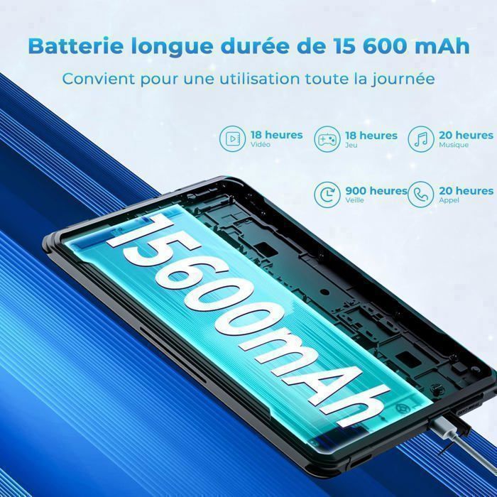Tablette Incassable HOTWAV R6 Pro 16Go+256Go 10.1