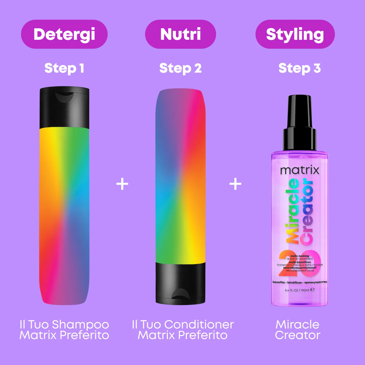 Total Results Miracle Creator Trattamento Leave-in - Spray Capelli