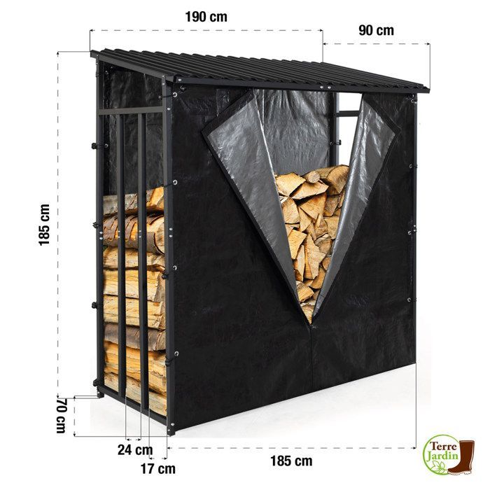 Legnaia 185 x 190 cm con copertura protettiva