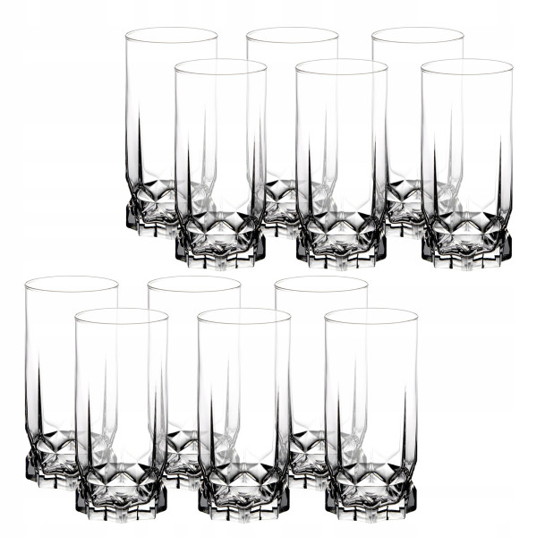 KADAX Szklanki wysokie 325 ml, 12 szt.