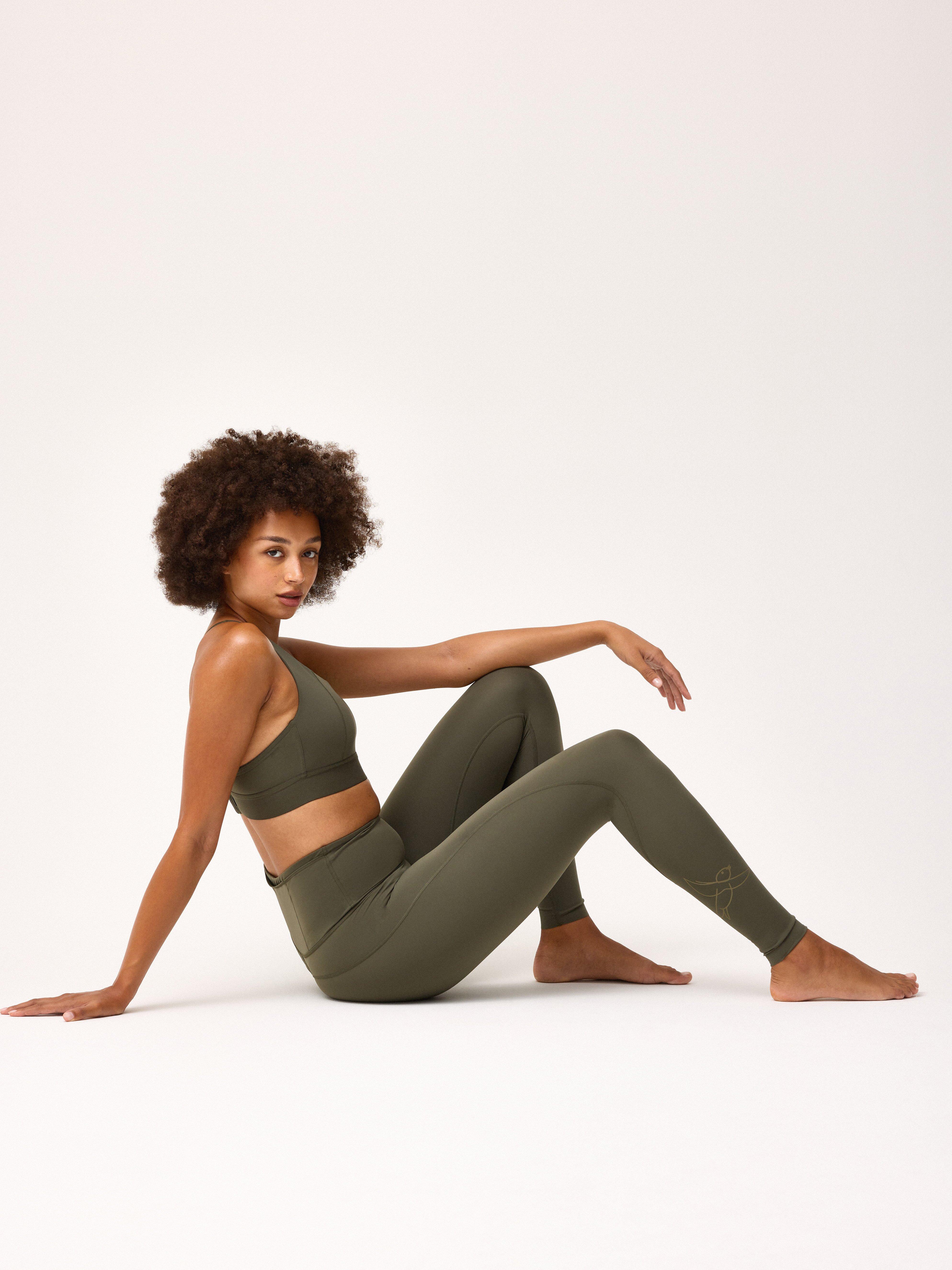 The Hug sportleggings – Mørkegrønn