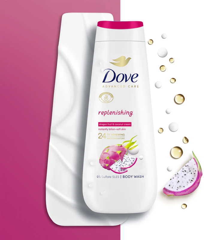 Dove Advanced Care Replenishing Moisturizing Shower Gel