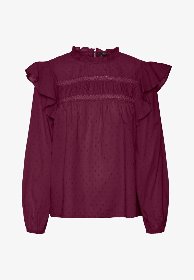Vero Moda VMTRINE - Blouse - wijnproeverij