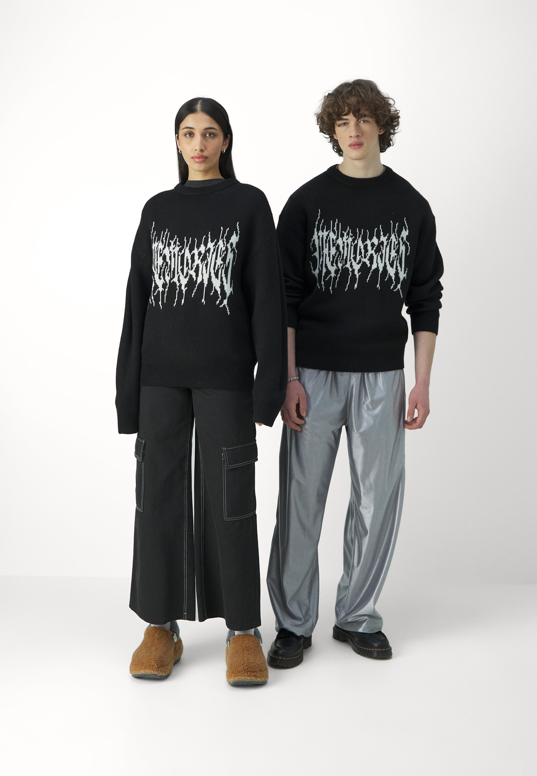 Pull Jack & Jones JORMEMORS à col rond unisexe - noir