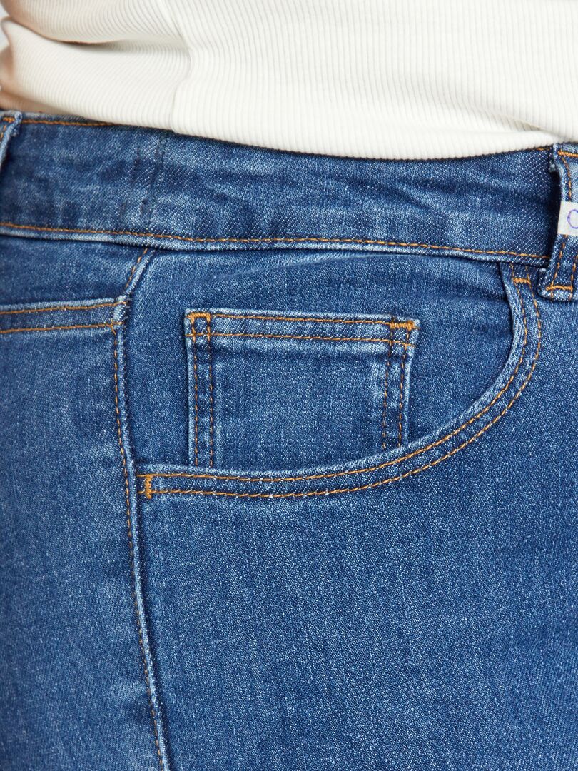 Spodnie Skinny Stretch - 5 kieszeni - L30 - NIEBIESKIE