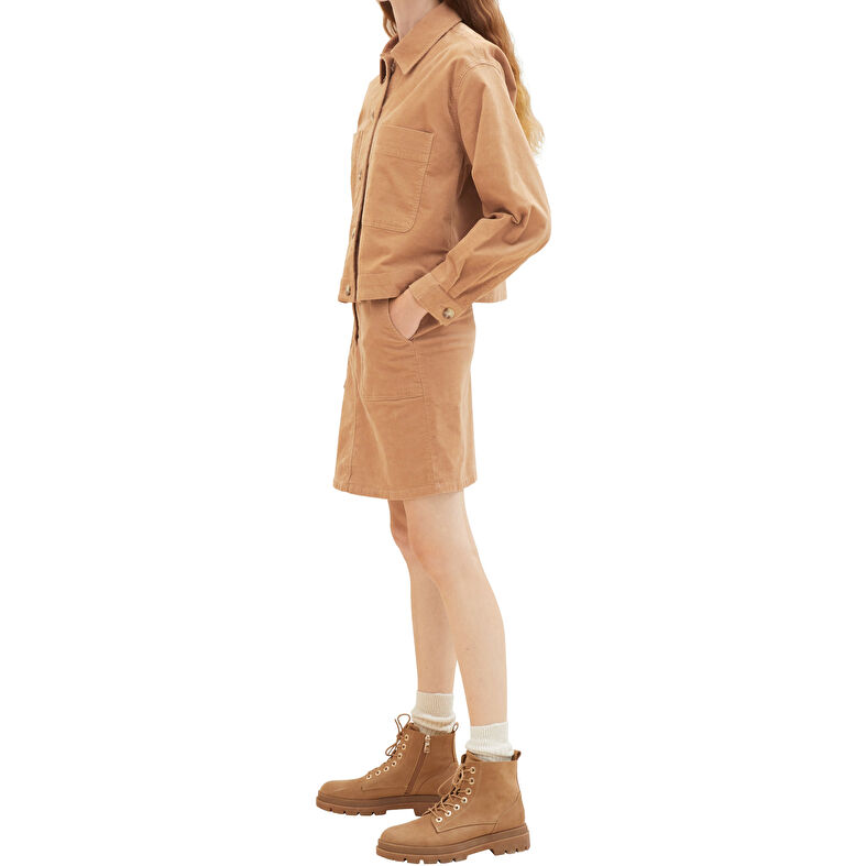  Beige naisten hame