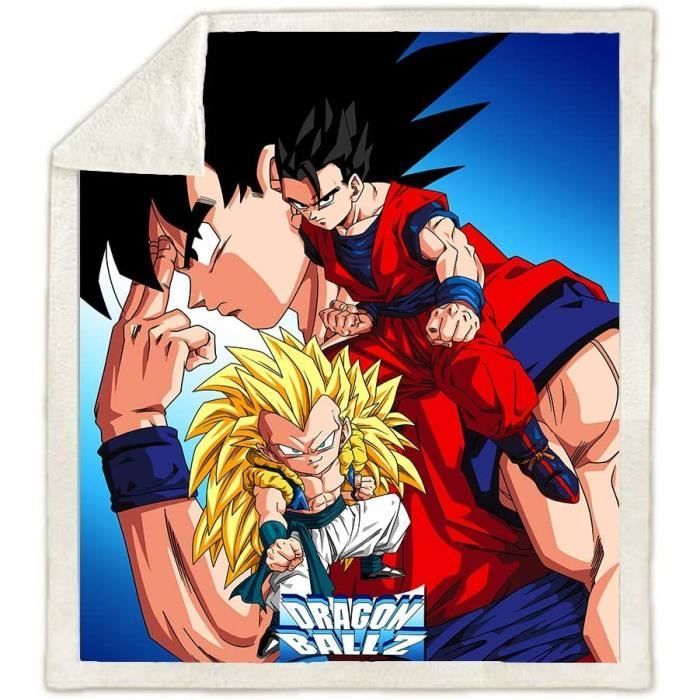 Manta polar de Dragon Ball - Manta polar infantil - 60x120cm - Sintética - Rectangular